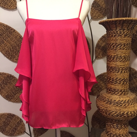 NWT Express Draped Top 2 looks in 1 - So Cute - Picture 2 of 8